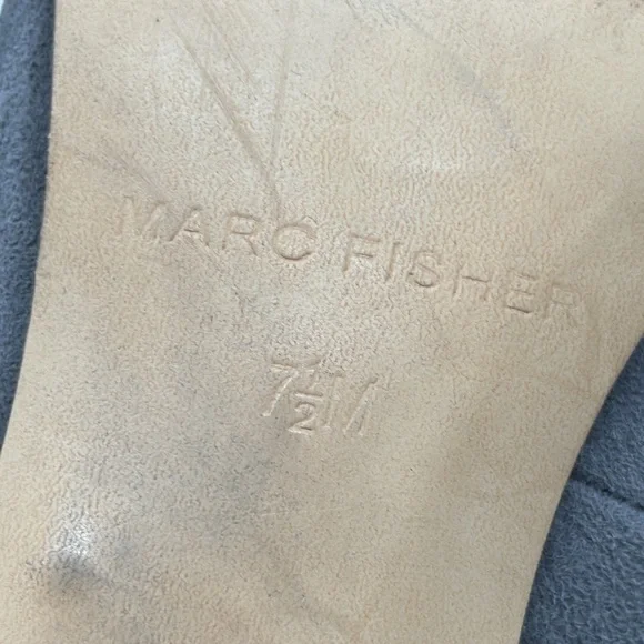 Marc Fisher Gray Pointy Suede Heels Size 7.5 MCH5808G - Picture 8 of 8